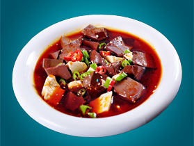 麻辣鸭血
